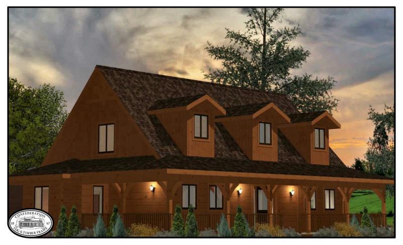 木结构别墅户型图0079672 帖子ID:8286-木图网-木结构之家 www.woodpic.cn