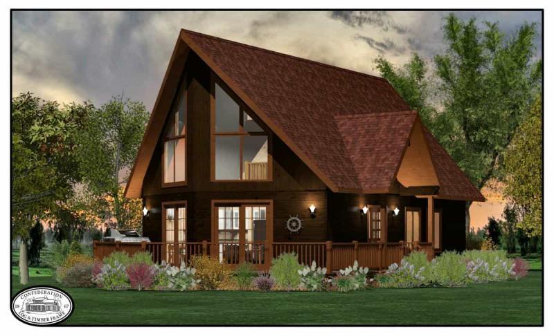 木结构别墅户型图012993 帖子ID:8291-木图网-木结构之家 www.woodpic.cn