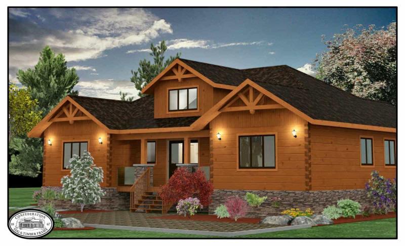 木结构别墅户型图0424262 帖子ID:8320-木图网-木结构之家 www.woodpic.cn