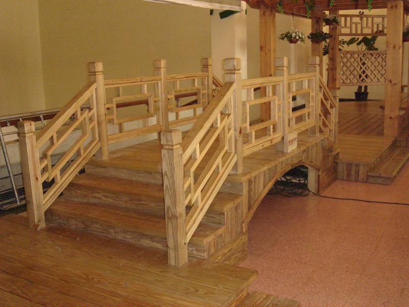 防腐木回字型木栏杆8418 帖子ID:964-木图网-木结构之家 www.woodpic.cn