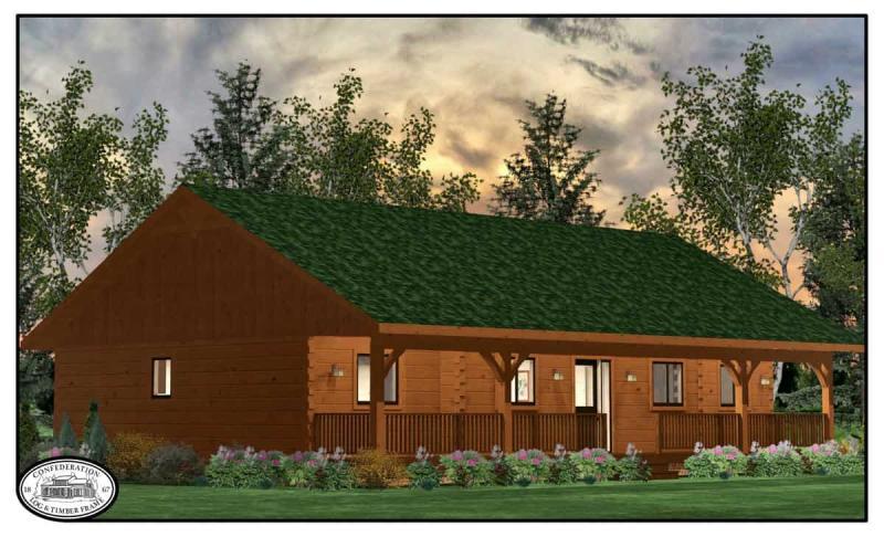 休闲木屋户型图1623394 帖子ID:7851-木图网-木结构之家 www.woodpic.cn