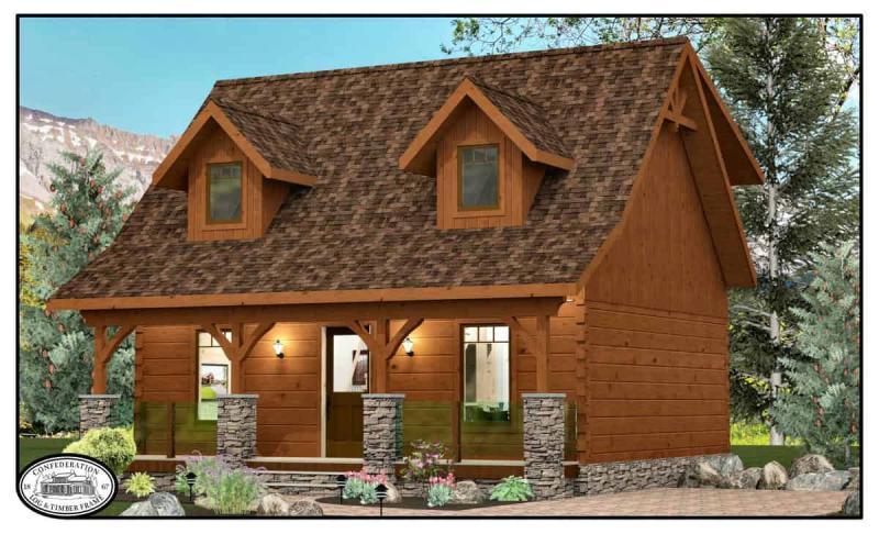 休闲木屋户型图1693408 帖子ID:7858-木图网-木结构之家 www.woodpic.cn