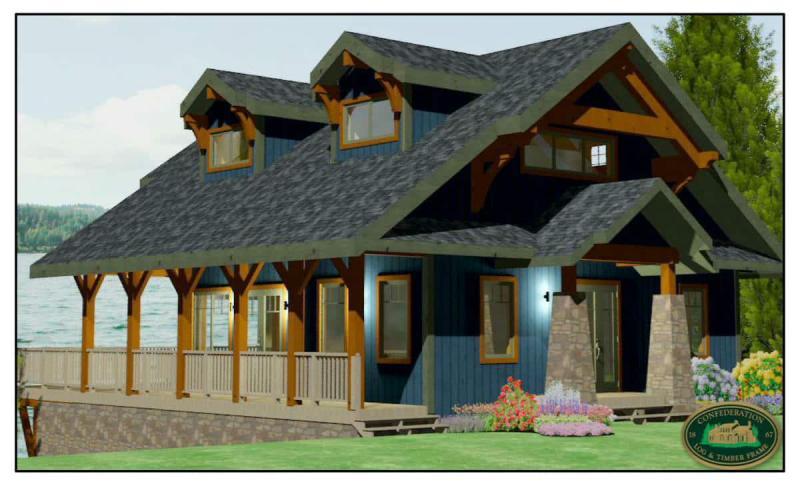 休闲木屋户型图1767765 帖子ID:7865-木图网-木结构之家 www.woodpic.cn