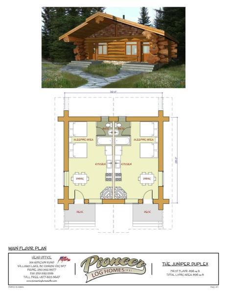 休闲木屋户型图1958823 帖子ID:7884-木图网-木结构之家 www.woodpic.cn