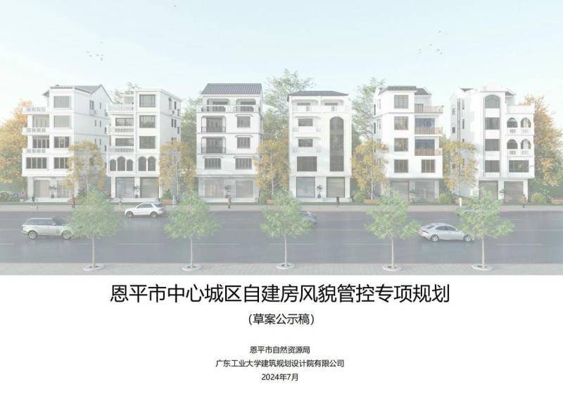 广东省恩平市中心城区自建房风貌管控专项规划[草案公示稿]3235 帖子ID:9418-木图网-木结构之家 www.woodpic.cn