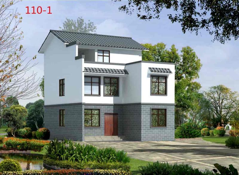 江西省兴国县农村自建房户型设计图集(110㎡户型)1839 帖子ID:9438-木图网-木结构之家 www.woodpic.cn