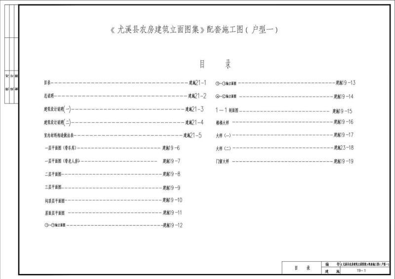 福建省尤溪县农房建筑立面图集[户型一]3262 帖子ID:9541-木图网-木结构之家 www.woodpic.cn