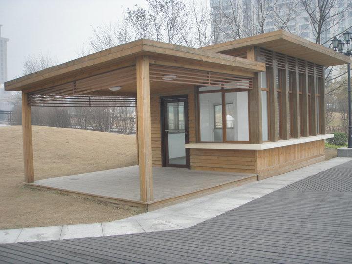 防腐木保安亭756 帖子ID:989-木图网-木结构之家 www.woodpic.cn