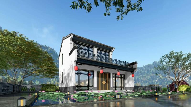 江西省南昌市农村住房设计图集[158㎡户型]8145 帖子ID:9606-木图网-木结构之家 www.woodpic.cn