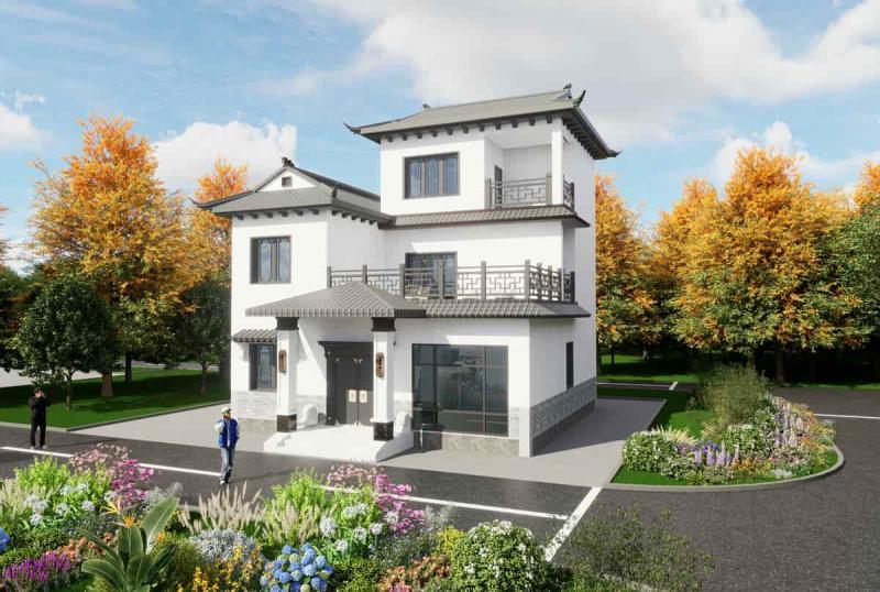 江西省南昌市农村住房设计图集[238㎡户型]9528 帖子ID:9609-木图网-木结构之家 www.woodpic.cn
