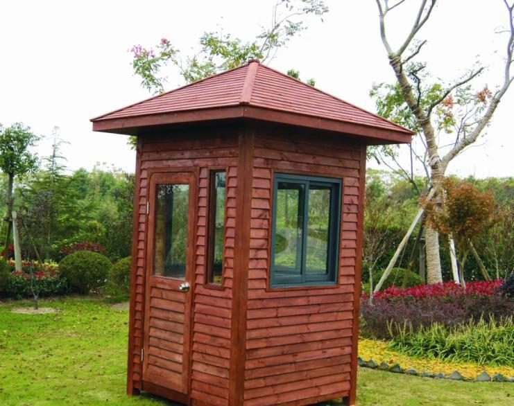 防腐木移动式岗亭5151 帖子ID:990-木图网-木结构之家 www.woodpic.cn