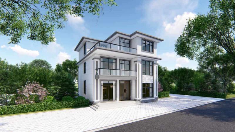 江西省南昌市农村住房设计图集[348㎡户型]7451 帖子ID:9617-木图网-木结构之家 www.woodpic.cn