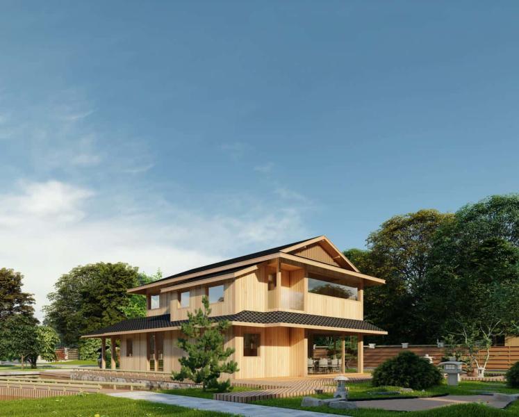 江西省南昌市农村住房设计图集[装配式建筑208㎡户型]2659 帖子ID:9622-木图网-木结构之家 www.woodpic.cn