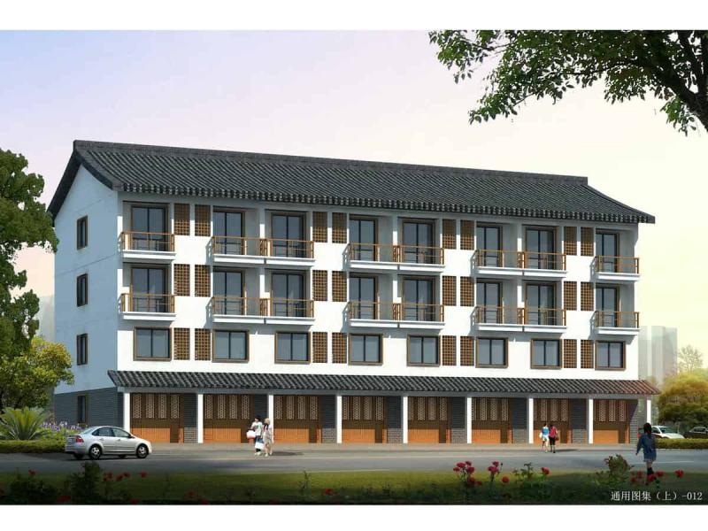 浙江省永嘉县农房设计通用图集[永嘉上游012]5363 帖子ID:9636-木图网-木结构之家 www.woodpic.cn