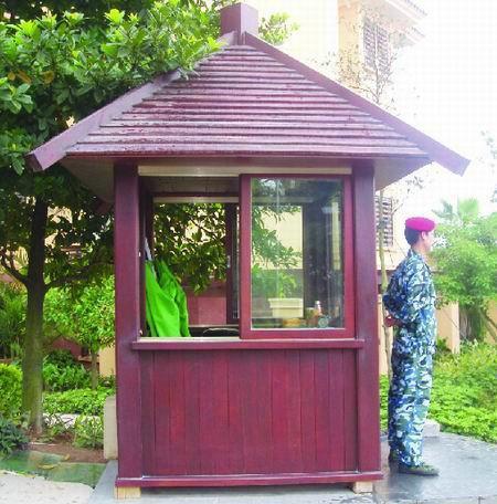 防腐木移动式岗亭5606 帖子ID:990-木图网-木结构之家 www.woodpic.cn