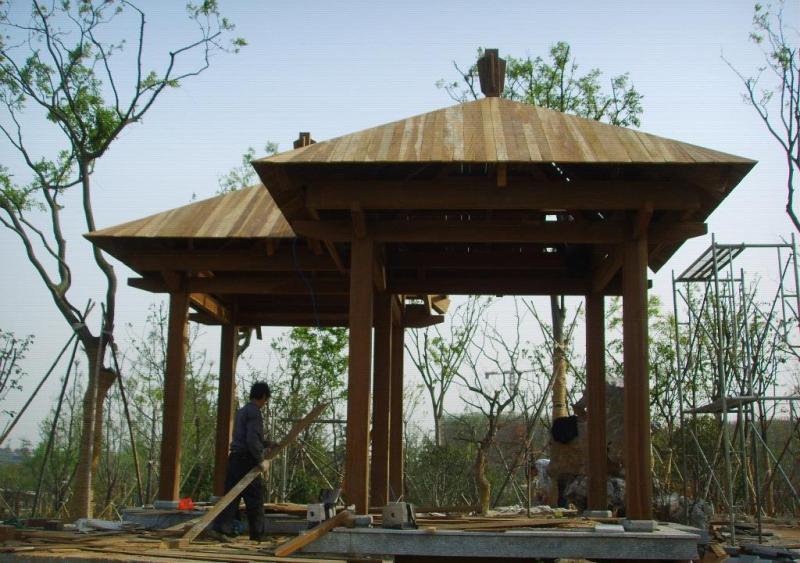 防腐木景观连亭3619 帖子ID:982-木图网-木结构之家 www.woodpic.cn