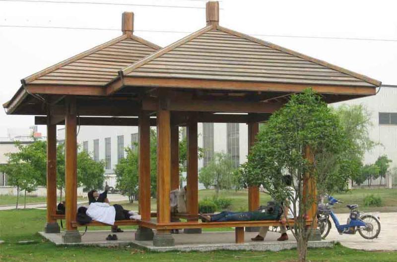 防腐木景观连亭4370 帖子ID:982-木图网-木结构之家 www.woodpic.cn