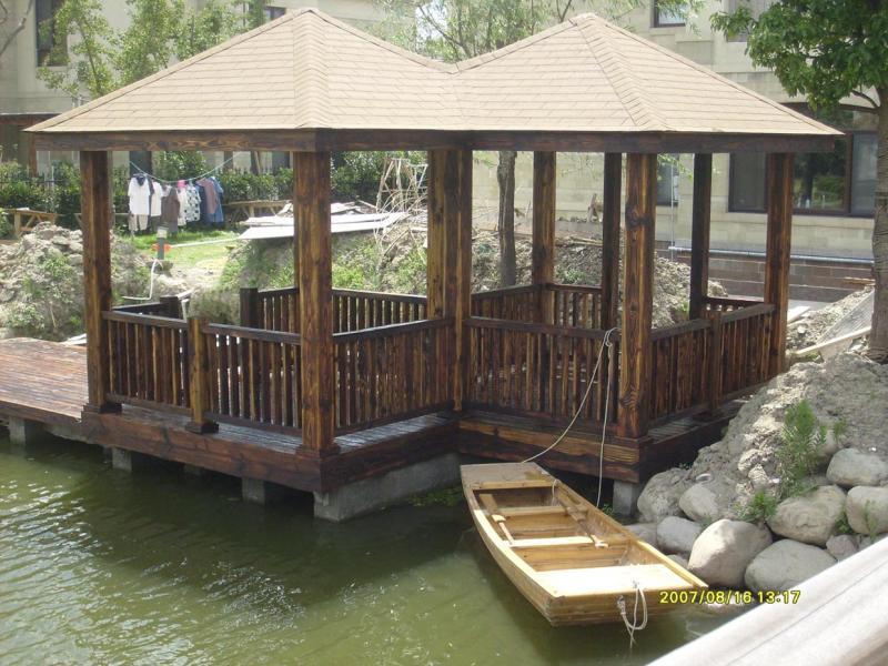 防腐木景观连亭1998 帖子ID:982-木图网-木结构之家 www.woodpic.cn