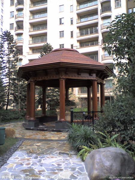 户外防腐木八角亭2623 帖子ID:983-木图网-木结构之家 www.woodpic.cn