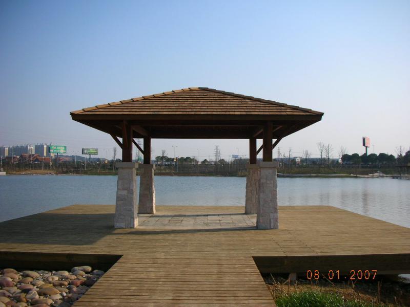 混木结构四角亭2824 帖子ID:984-木图网-木结构之家 www.woodpic.cn