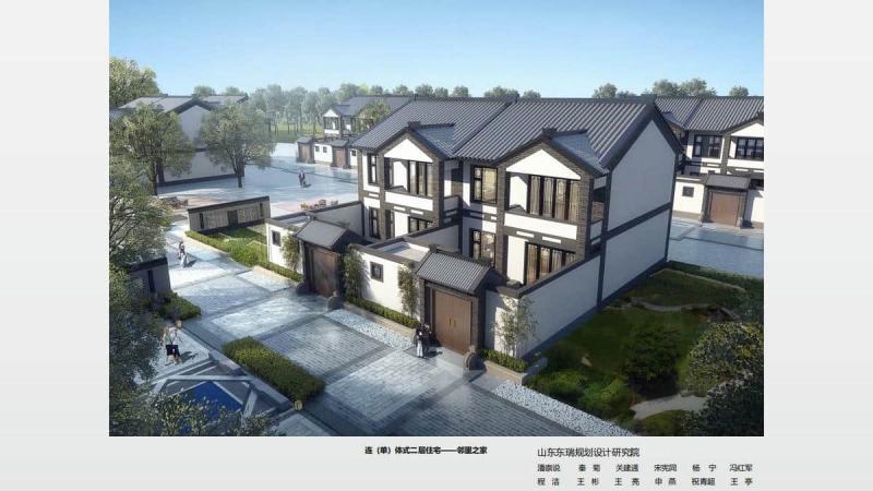 山东省菏泽市农房设计图集二层住宅(邻里之家)8801 帖子ID:10209-木图网-木结构之家 www.woodpic.cn