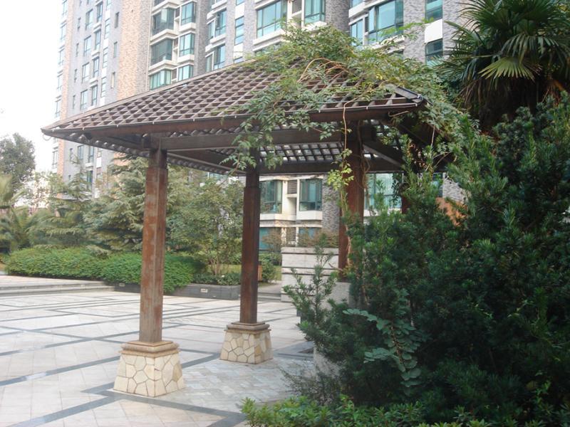 户外混木漏光凉亭8263 帖子ID:997-木图网-木结构之家 www.woodpic.cn