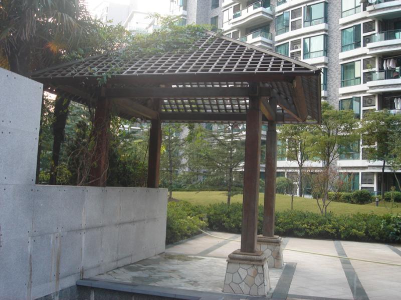 户外混木漏光凉亭1119 帖子ID:997-木图网-木结构之家 www.woodpic.cn