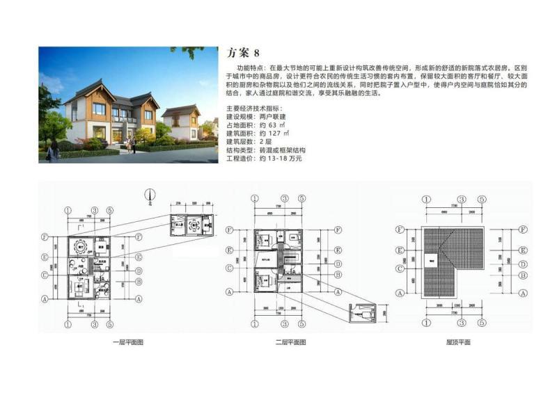 湖南省新时代农村住宅方案8723 帖子ID:10449-木图网-木结构之家 www.woodpic.cn