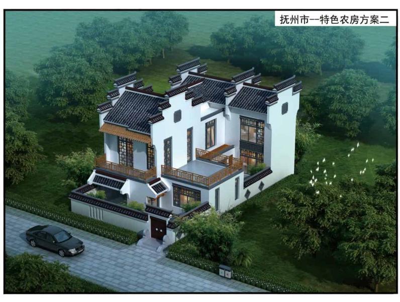 江西省抚州市特色农房方案21953 帖子ID:9969-木图网-木结构之家 www.woodpic.cn