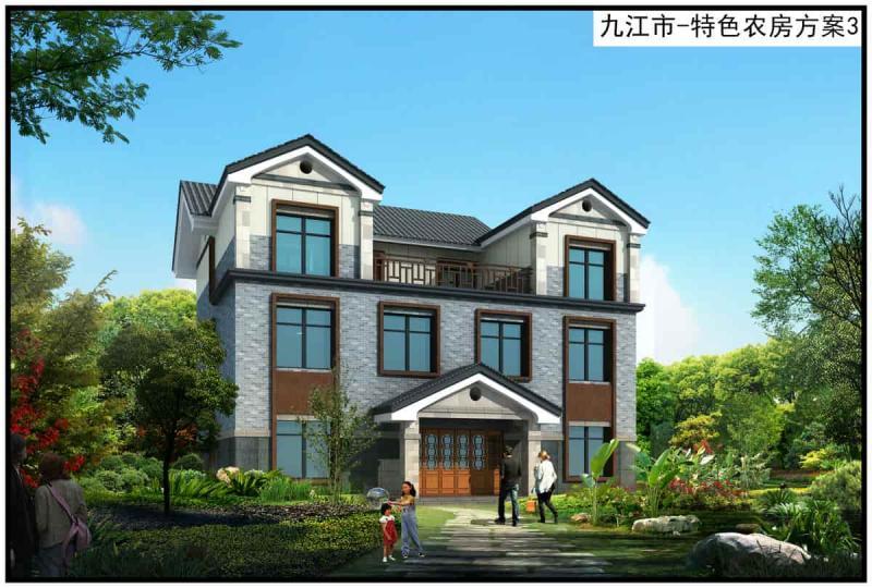 江西省九江市特色农房方案35628 帖子ID:9992-木图网-木结构之家 www.woodpic.cn