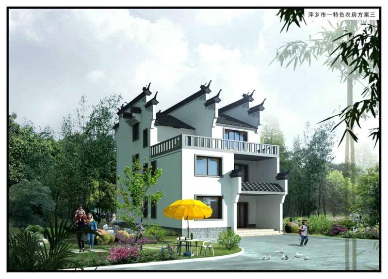 江西省萍乡市特色农房方案34892 帖子ID:10004-木图网-木结构之家 www.woodpic.cn