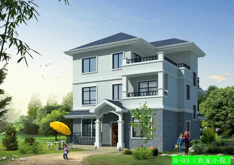 江西省上饶市特色农房方案B-036330 帖子ID:10012-木图网-木结构之家 www.woodpic.cn