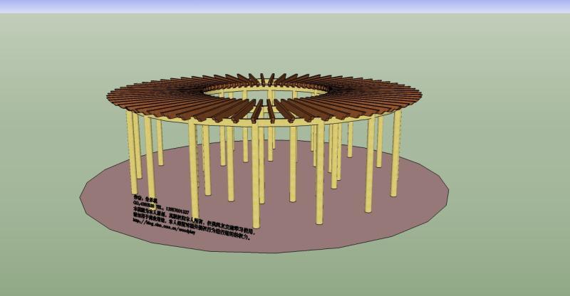 圆形花架20110414101697 帖子ID:1130-木图网-木结构之家 www.woodpic.cn