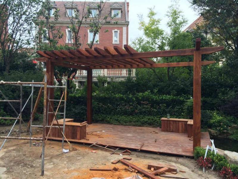 木花架欣赏二零零五二三6739 帖子ID:1282-木图网-木结构之家 www.woodpic.cn