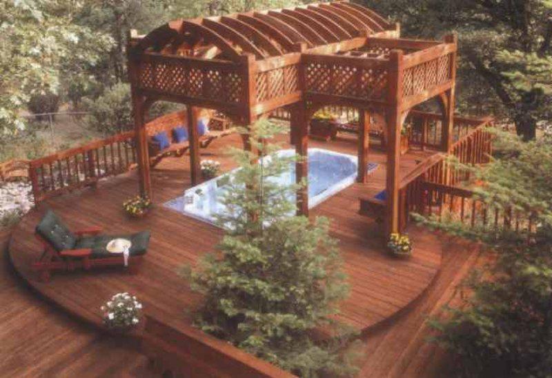 木花架欣赏二零零五四三6425 帖子ID:1302-木图网-木结构之家 www.woodpic.cn