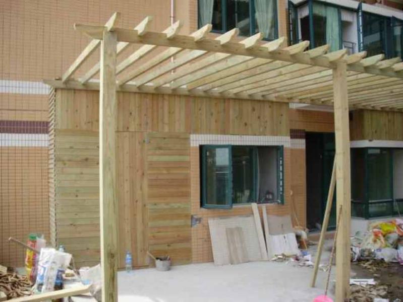 木花架欣赏二零零五四五7327 帖子ID:1304-木图网-木结构之家 www.woodpic.cn