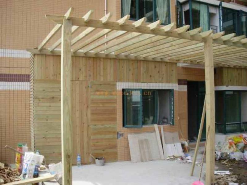 木花架欣赏二零零五四五7267 帖子ID:1304-木图网-木结构之家 www.woodpic.cn