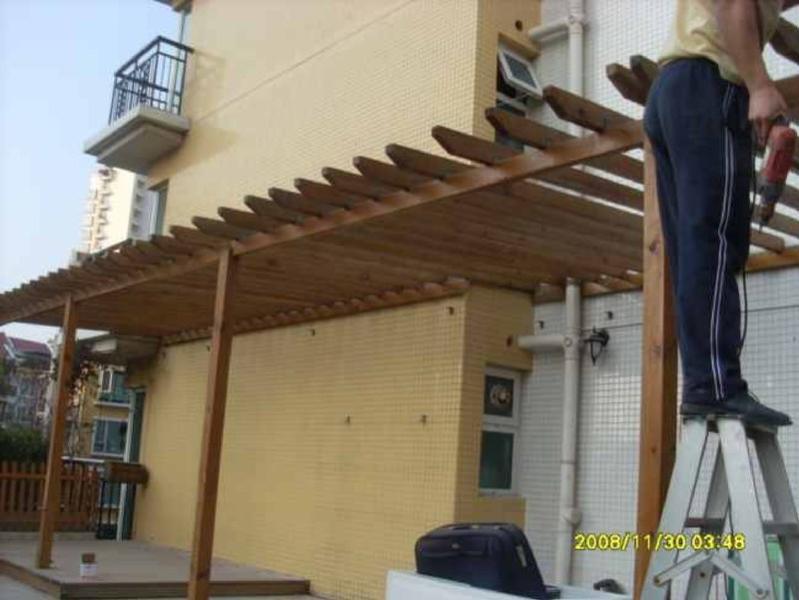 木花架欣赏二零零五四七2365 帖子ID:1306-木图网-木结构之家 www.woodpic.cn