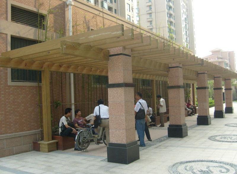 木花架欣赏二零零五五一1306 帖子ID:1310-木图网-木结构之家 www.woodpic.cn
