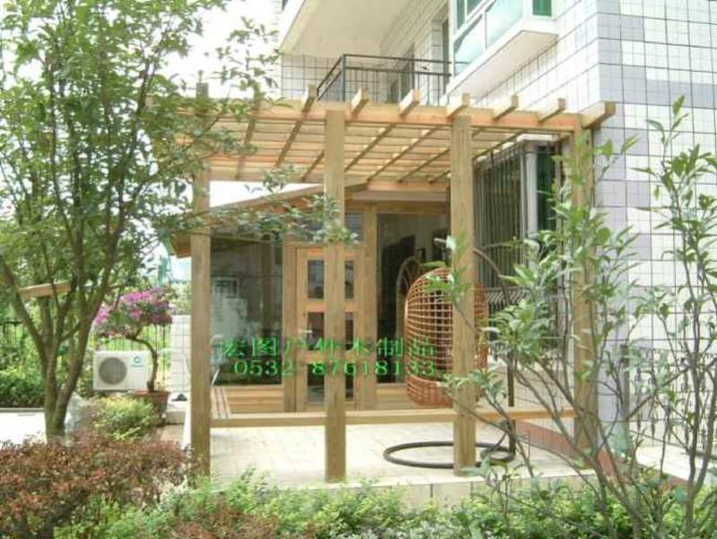 木花架欣赏二零零五五一2807 帖子ID:1310-木图网-木结构之家 www.woodpic.cn