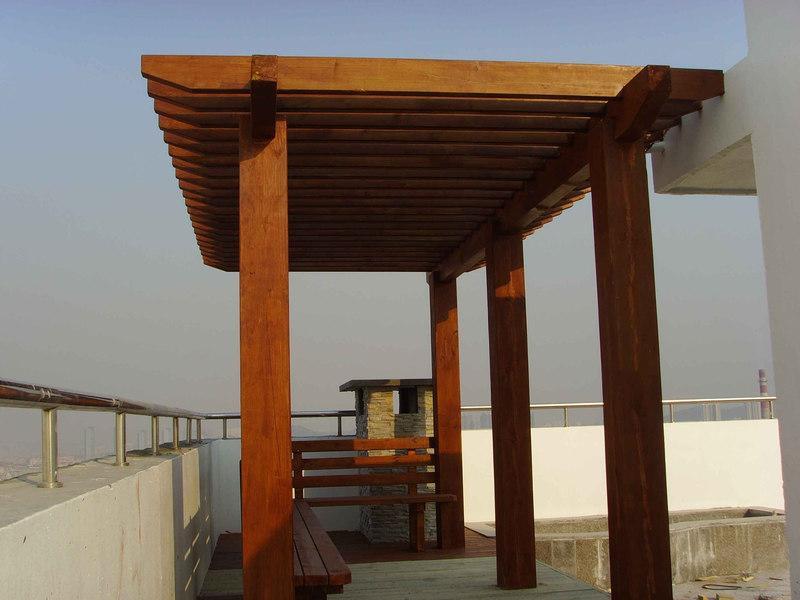 木花架欣赏二零零五六二3212 帖子ID:1321-木图网-木结构之家 www.woodpic.cn