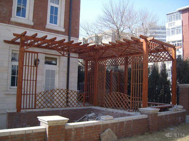 木花架欣赏二零零五七二3478 帖子ID:1331-木图网-木结构之家 www.woodpic.cn