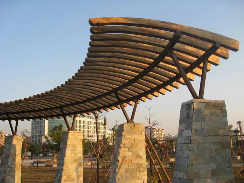 木花架欣赏二零零五九三3103 帖子ID:1352-木图网-木结构之家 www.woodpic.cn