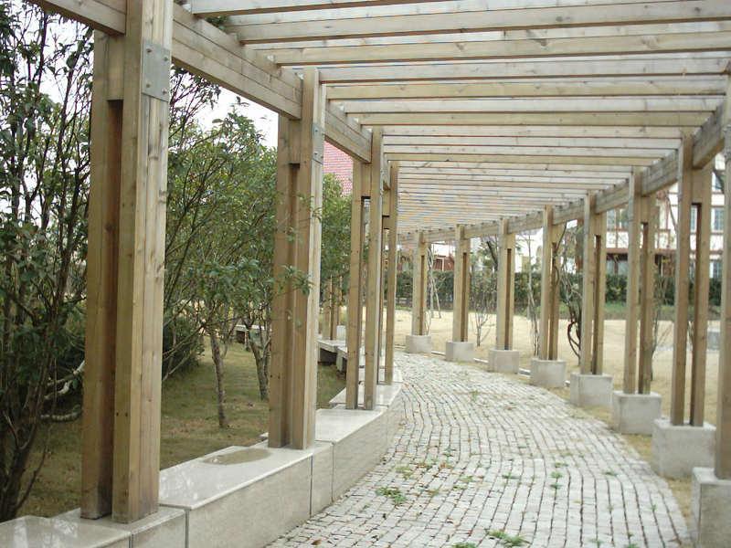 木花架欣赏二零零五一零五8598 帖子ID:1364-木图网-木结构之家 www.woodpic.cn