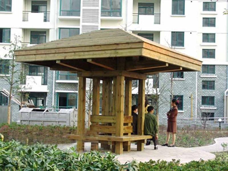 防腐木凉亭二零零五六4683 帖子ID:1371-木图网-木结构之家 www.woodpic.cn