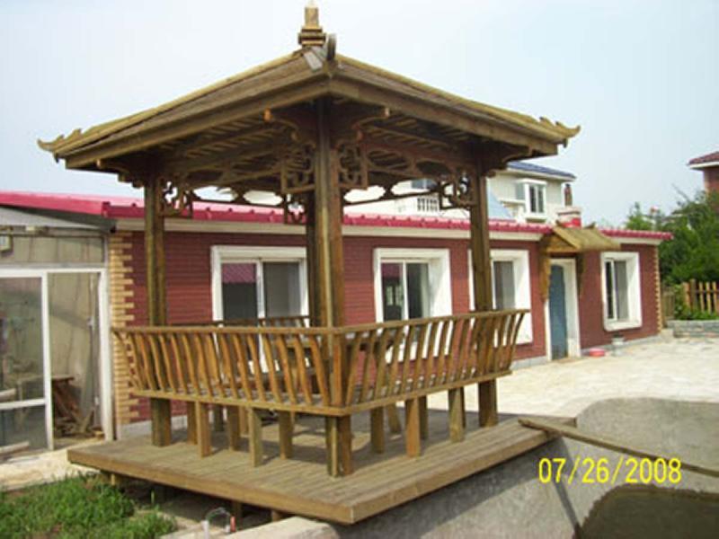 防腐木凉亭二零零五六7496 帖子ID:1371-木图网-木结构之家 www.woodpic.cn