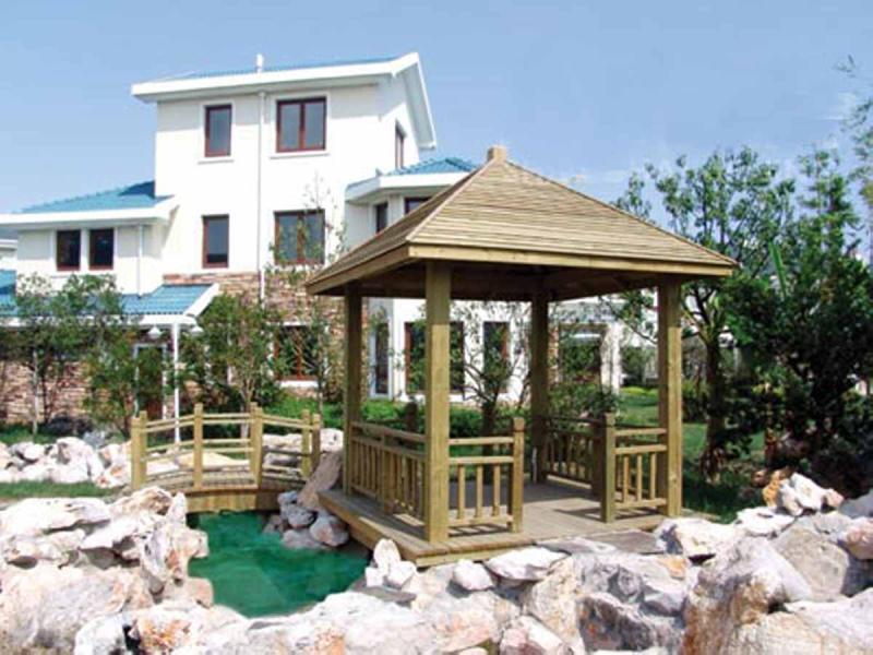 防腐木凉亭二零零五三1028 帖子ID:1368-木图网-木结构之家 www.woodpic.cn