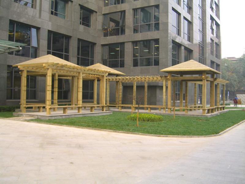 防腐木凉亭二零零五五1119 帖子ID:1370-木图网-木结构之家 www.woodpic.cn