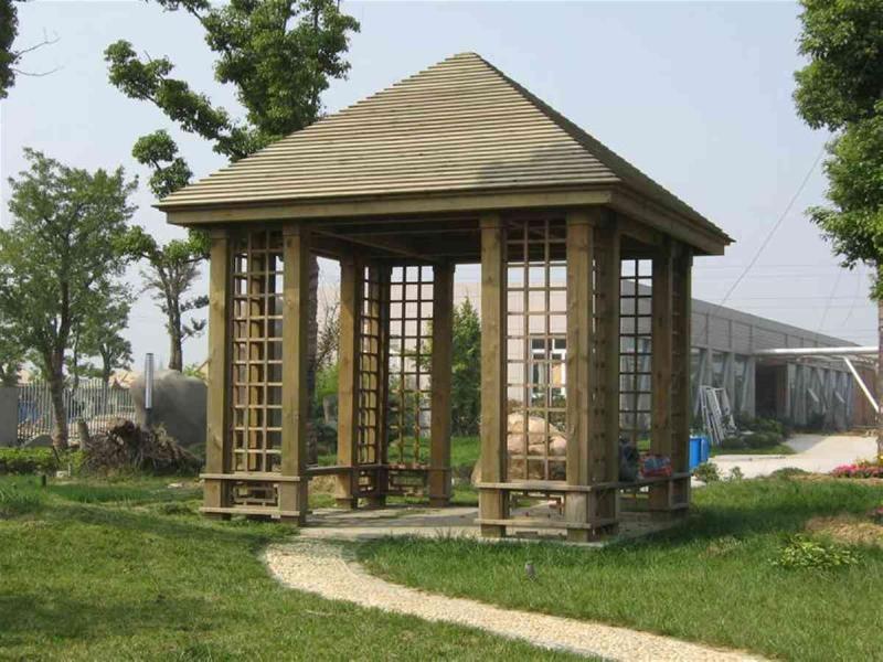 防腐木凉亭二零零五六6995 帖子ID:1371-木图网-木结构之家 www.woodpic.cn