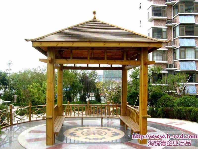 防腐木凉亭二零零五十八2718 帖子ID:1383-木图网-木结构之家 www.woodpic.cn